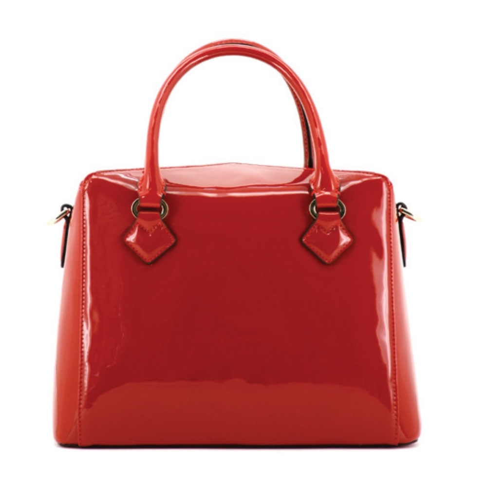 2020 Pourchet Paris Cassetta Vegan Patent Tote